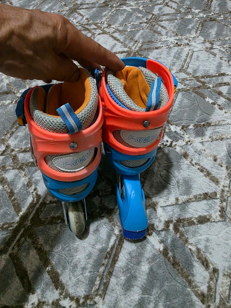 F-sports marka ayarlanabilir ışıklı paten ayak no 30/33 - 4