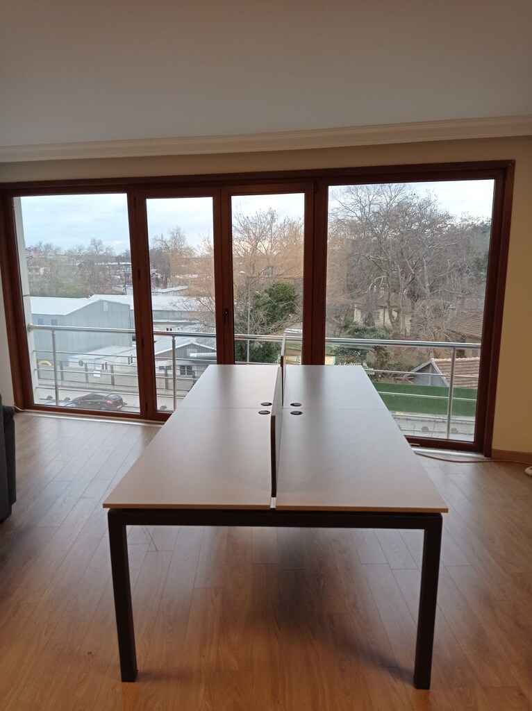 PANELLİ ÇALIŞMA MASASI / ÇOKLU PERSONEL MASASI / ARAL OFİS - 3
