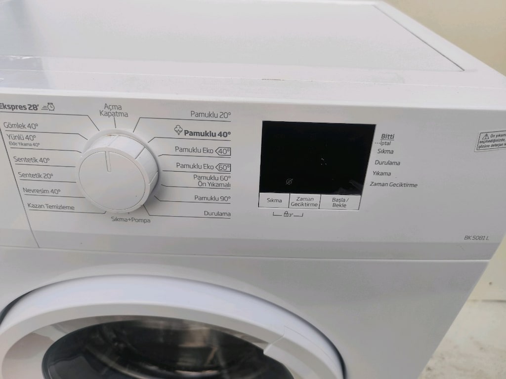 Temiz Beko BK 5081 L Çamaşır Makinesi – 5 kg / 800 Devir - 10