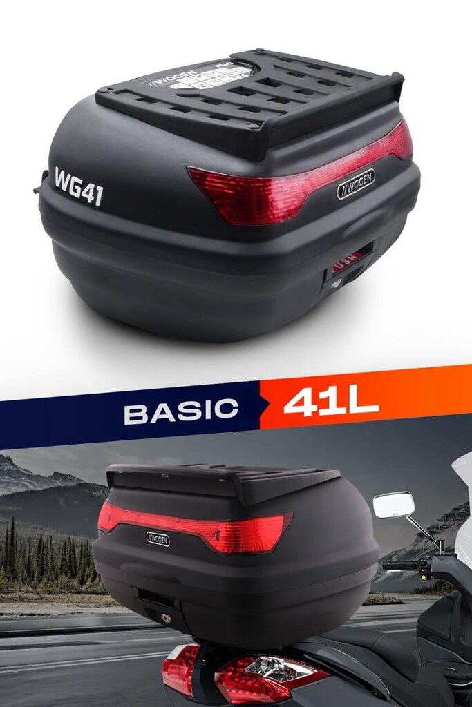 WOGEN WG41 41LT MOTOSİKLET ARKA ÇANTA (Topcase) - 2