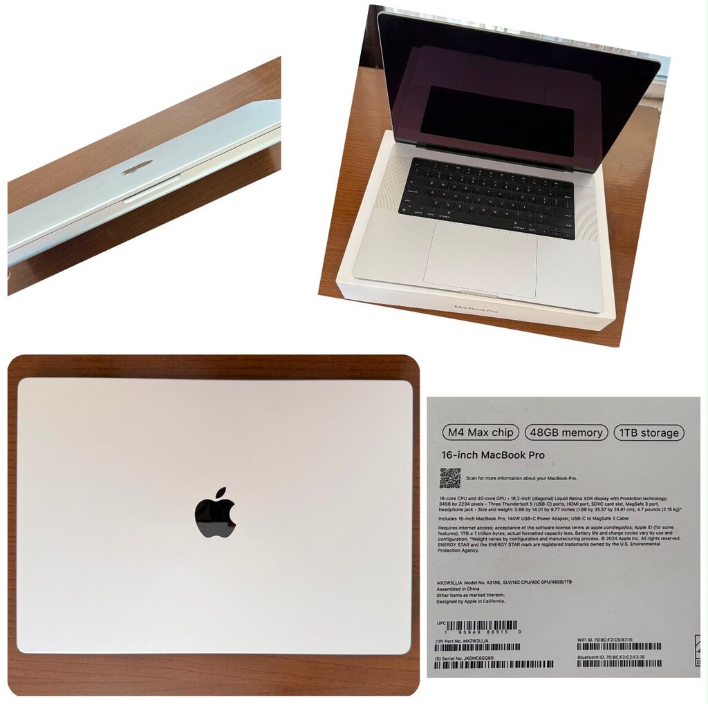 MacBook Pro 16 inc M4 max chip 48 gb memory 1tb storage - 4