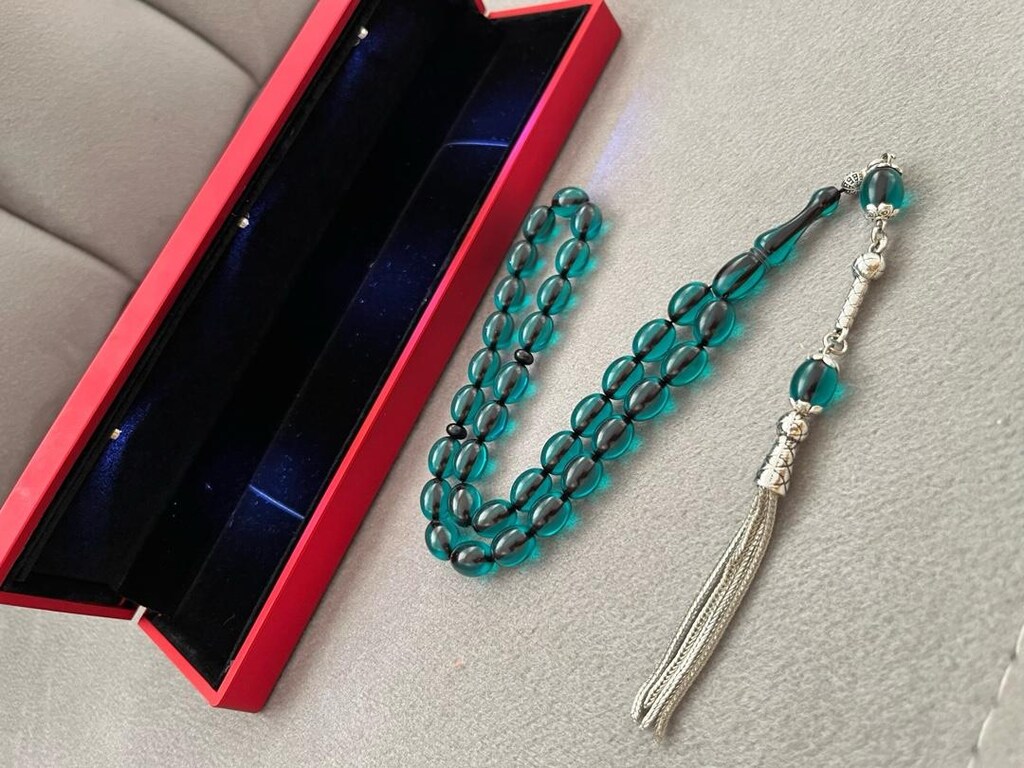 Su Yeşili Ateş Kehribar İp Yolu Siyah Eskitme - 5