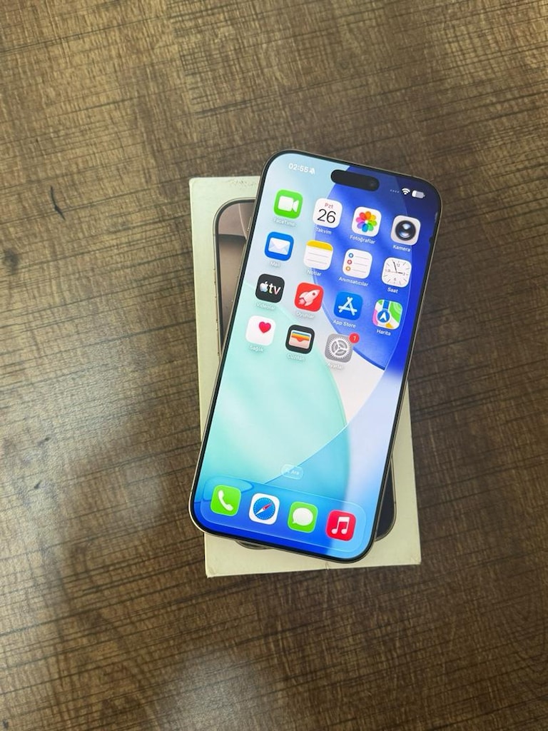İPHONE 16 PRO MAX 256GB ÇÖL TİTANYUM PİL SAĞLIĞI 93 YD - 3