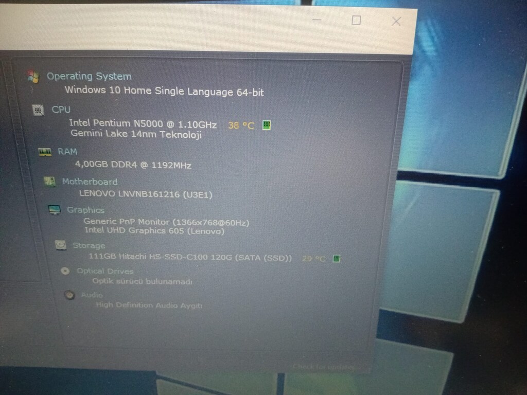LENOVO DİZÜSTÜ LAPTOP BİLGİSAYAR - 4