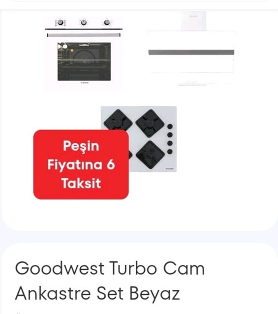 GOODWEST SIFIR ANKASTRE SET