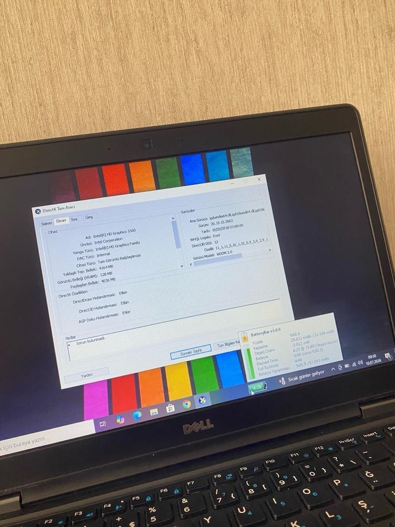 DELL-i5 vPro-8GB RAM-256GB SSD-BATARYALI-14”-ORİJİNAL PRO-LAPTOP - 5