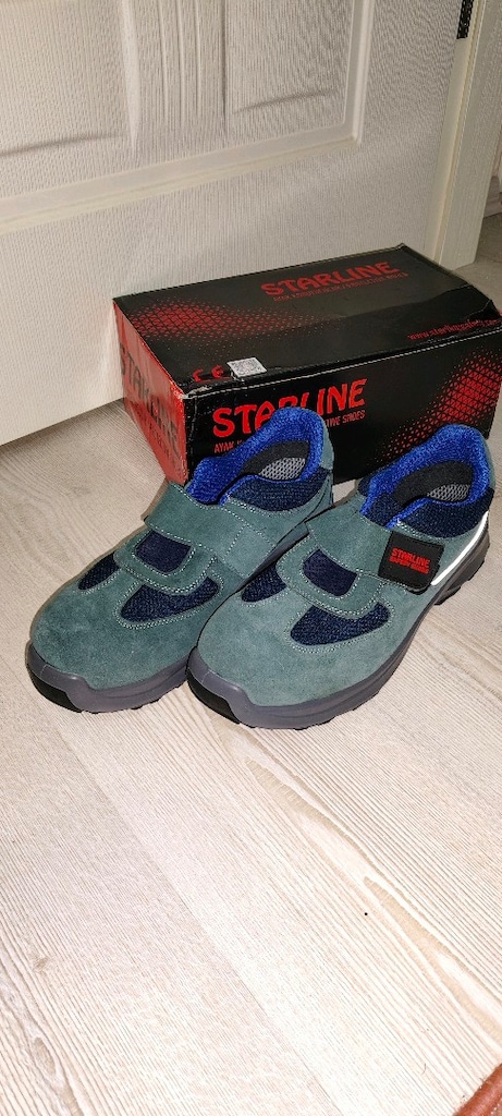 Starline STL-9081 S1 SRC Süet Kompozit Burun Cırtlı İş Ayakkabısı No: - 2