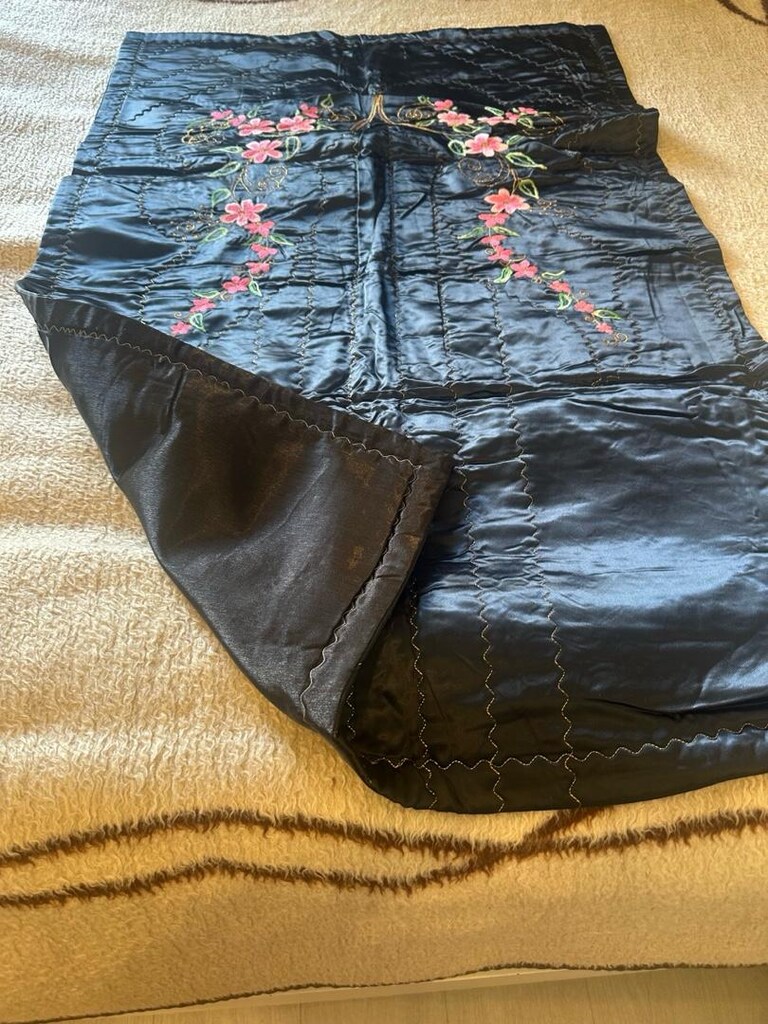 Seccade 1.25cm 80 cm saten Çin iğnesi siyah hiç kullanılmamış - 5