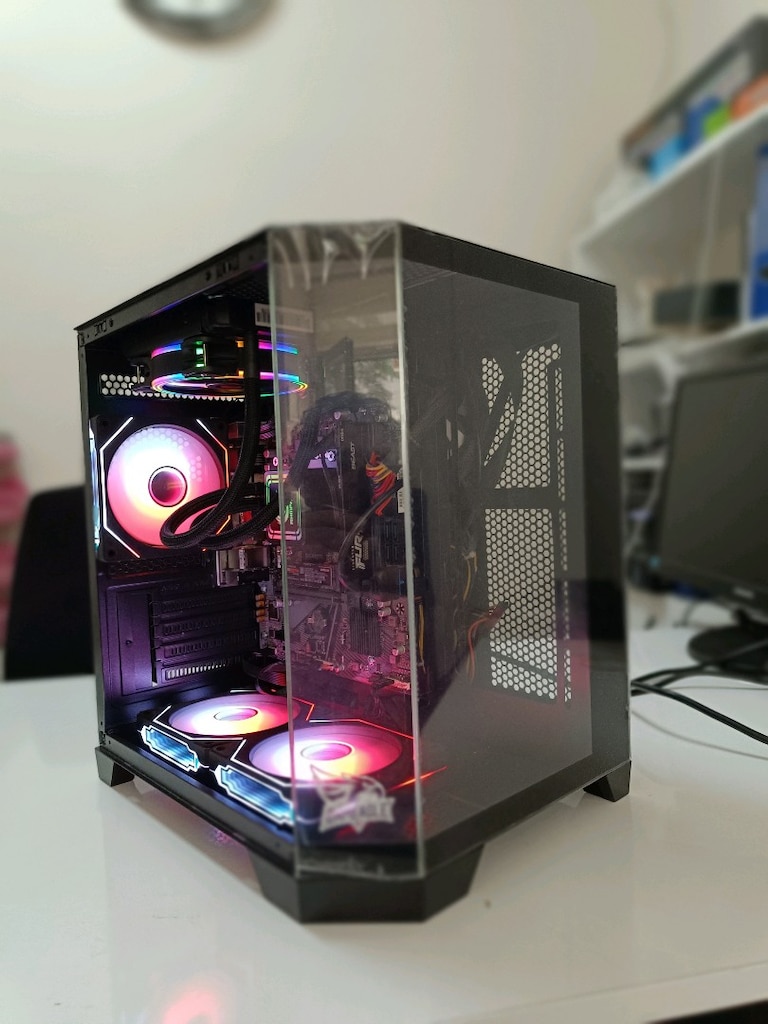 INTEL İ7 12700K 32 GB DDR4 SİYAH AKVARYUM KASA - 2