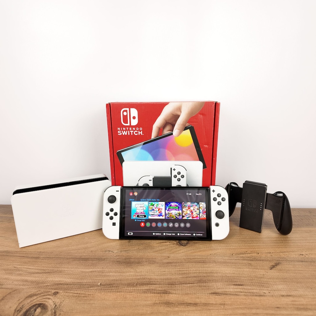 NINTENDO SWITCH OLED CFW 256 GB 40 OYUN YÜKLÜ İKİNCİ EL TEMİZ - 6