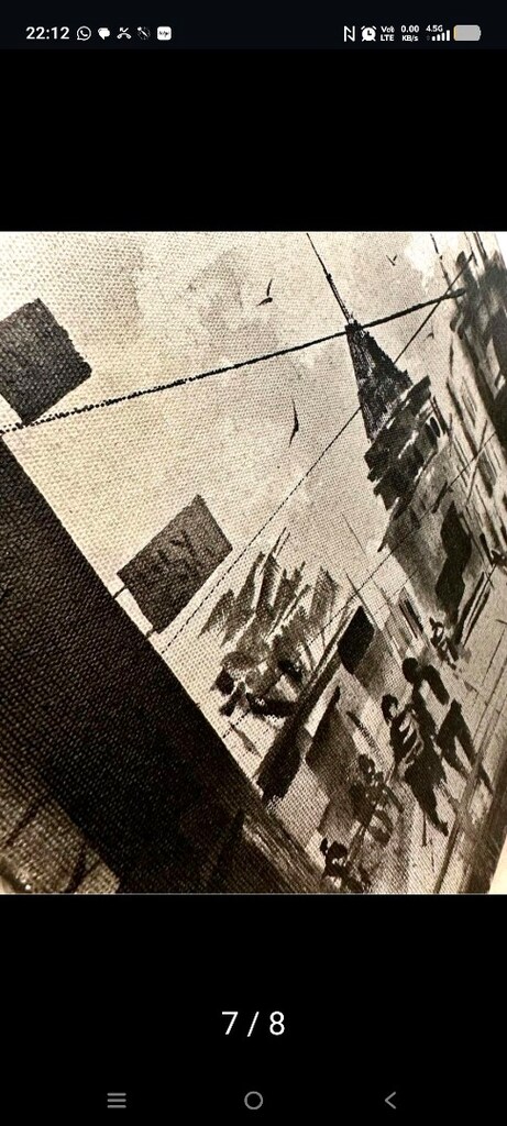 Ünlü Ressam Vagif Zeyd - İkili İstanbul Akrilik Tablo Seti (Orijinal) - 5