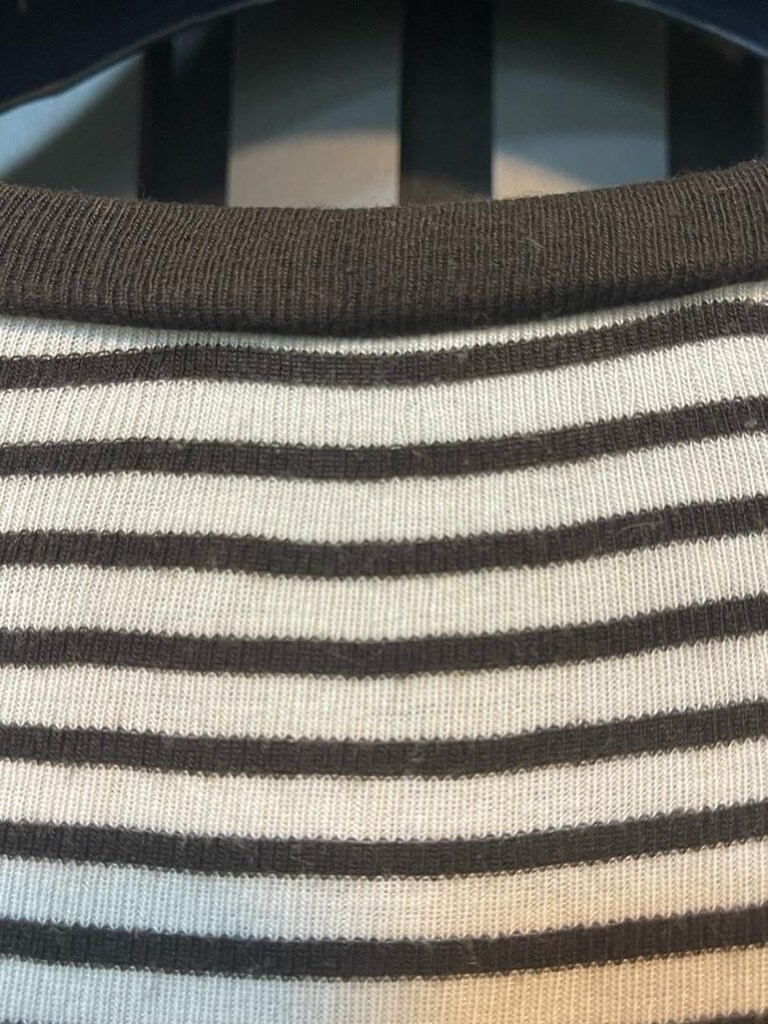 ZARA ÇİZGİLİ CROP TOP - 5