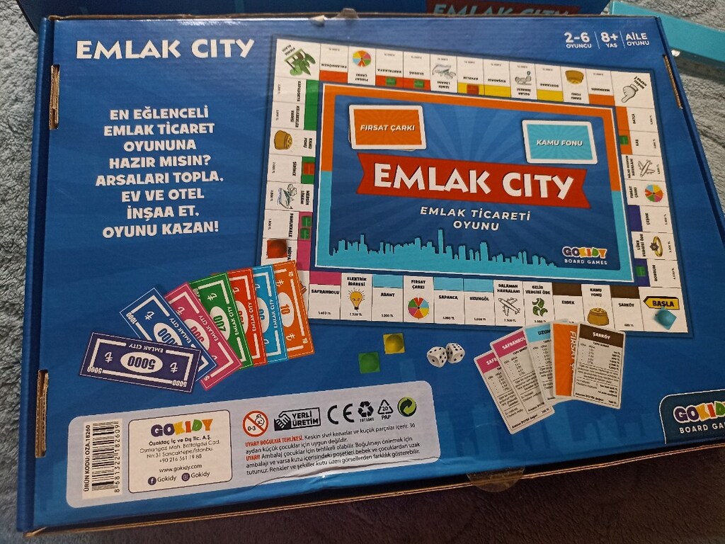EMLAK TİCARETİ OYUNU sıfır kutu - 3