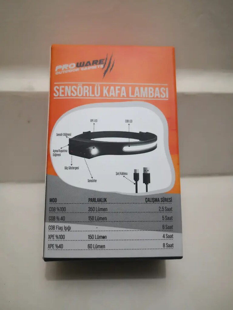 Sensörlü kafa lambası - 6