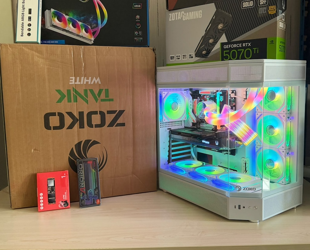 RYZEN9 9900X-RTX 5070Tİ SIFIR GARANTİLİ ÜST DÜZEY MASAÜSTÜ SİSTEM - 4