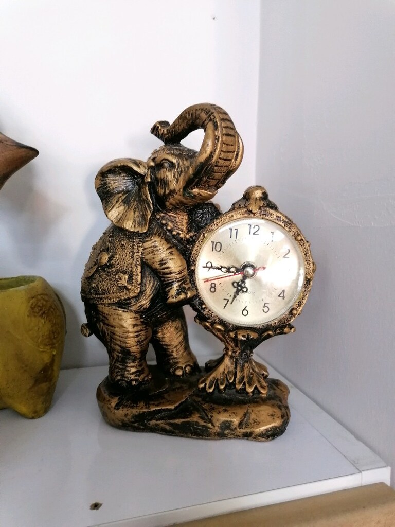 Fil motifli Masa saati, kaliteli ürün - 3