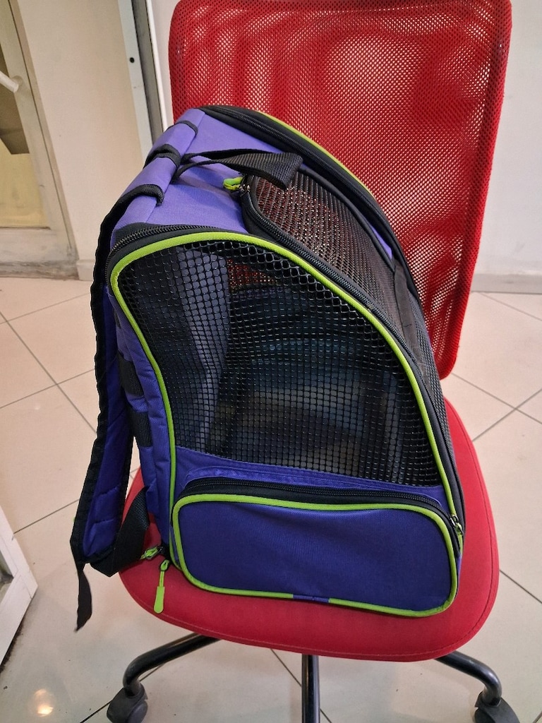 KEDİ KÖPEK TAŞİMA ÇANTASİ ÜRÜN SİFİR GİBİ ÇOK TEMİZDİR - 5