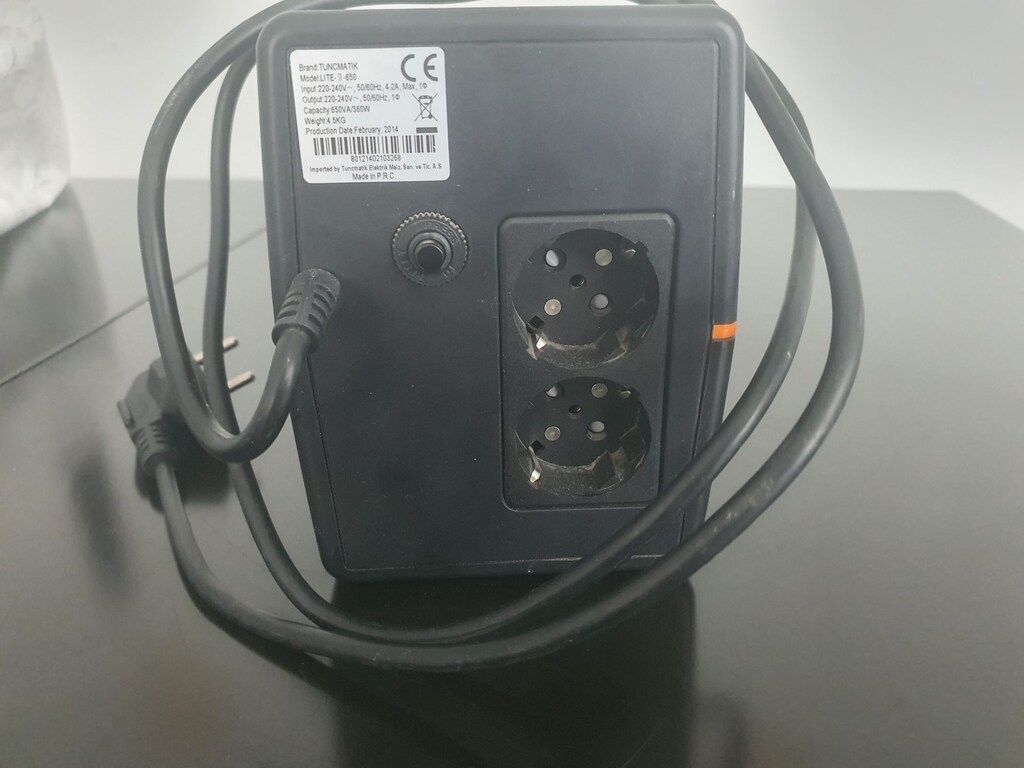 TUNÇMATİK İNTERAKTİF KESİNTİSİZ GÜÇ KAYNAĞI UPS - 4