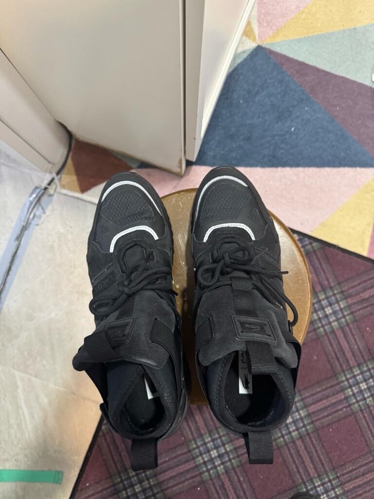 Lacoste goretex bot , yeni siyah 44 numara