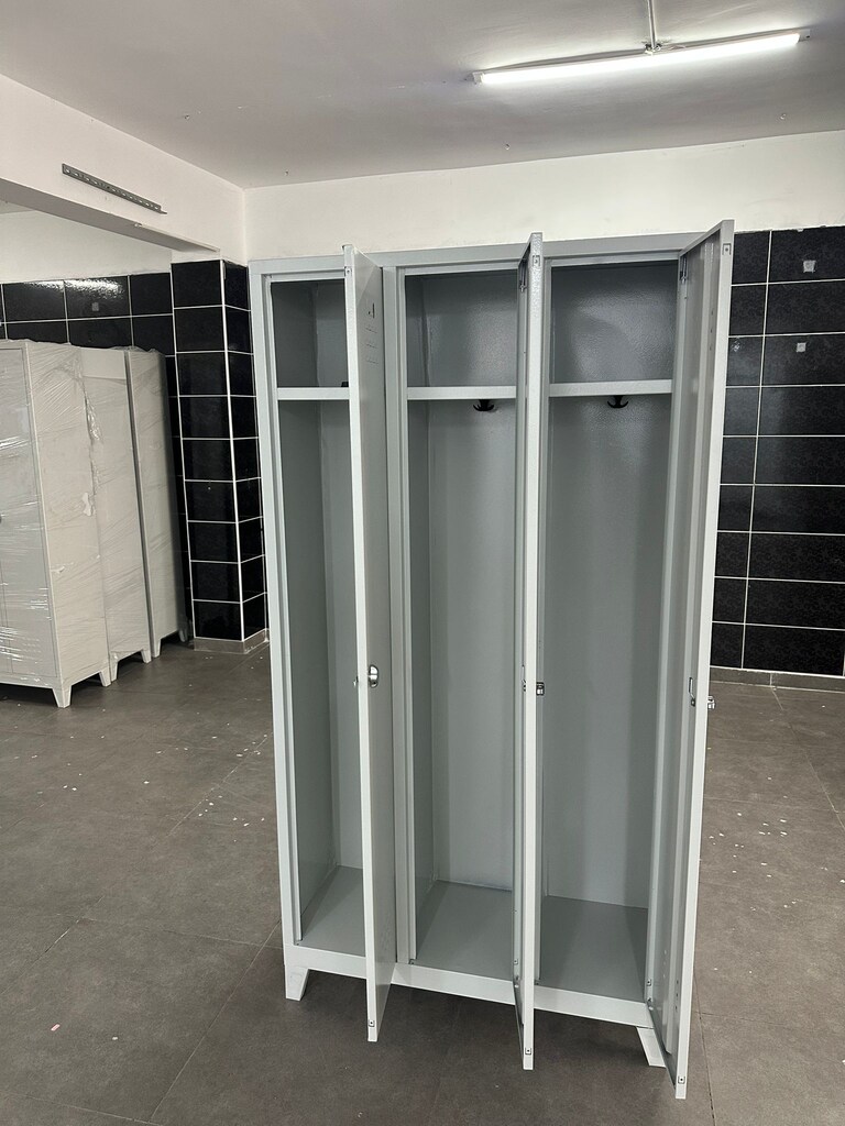 3 KİŞİLİK METAL SOYUNMA DOLABI ( kapıda ödeme imkanı) - 3
