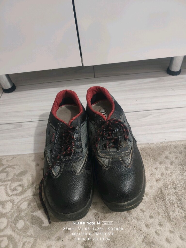 43 Numara Zyds yeşil marka temiz iş ayakkabısı - 5