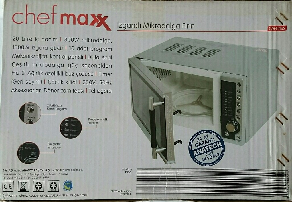 Izgaralı Mikrodalga Fırın - 3