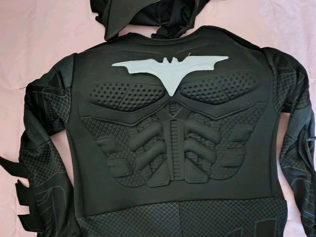 batman logolu çocuk kostümü - 4