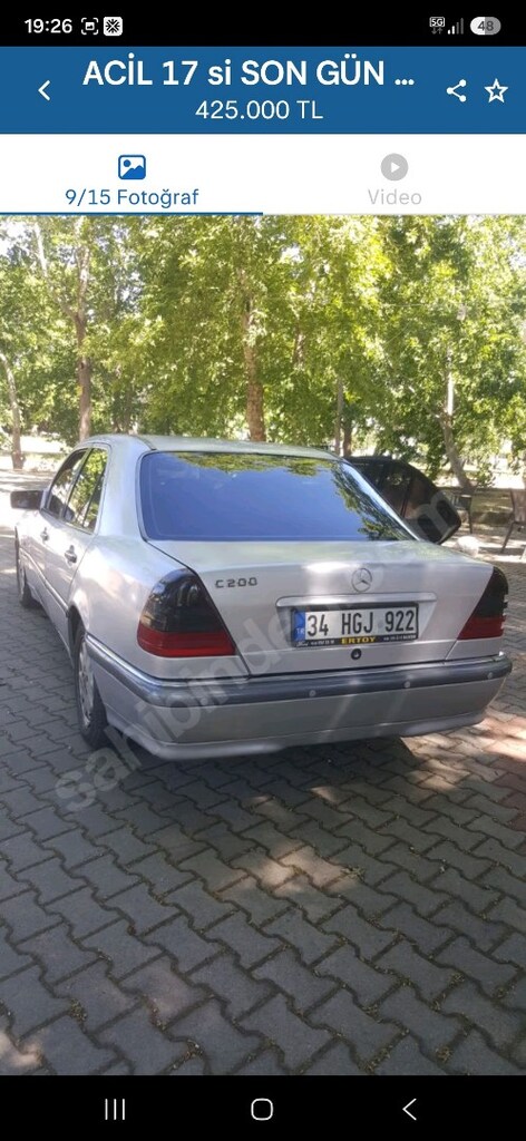 1998 C-200 ELEGANCE KLİMA SUNROOF BENZİN -LPG - 3