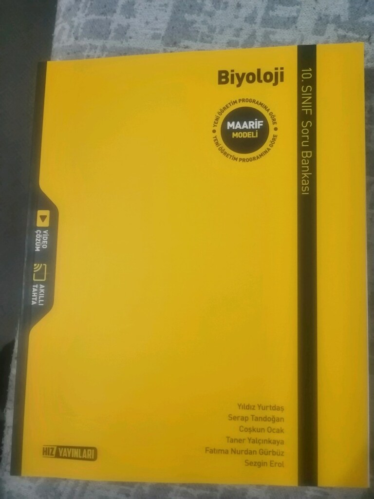 10.SINIF HIZ YAYINLARI FİZİK BİYOLOJİ MATEMATİK SORU BANKASI VE İNGİLİ - 2