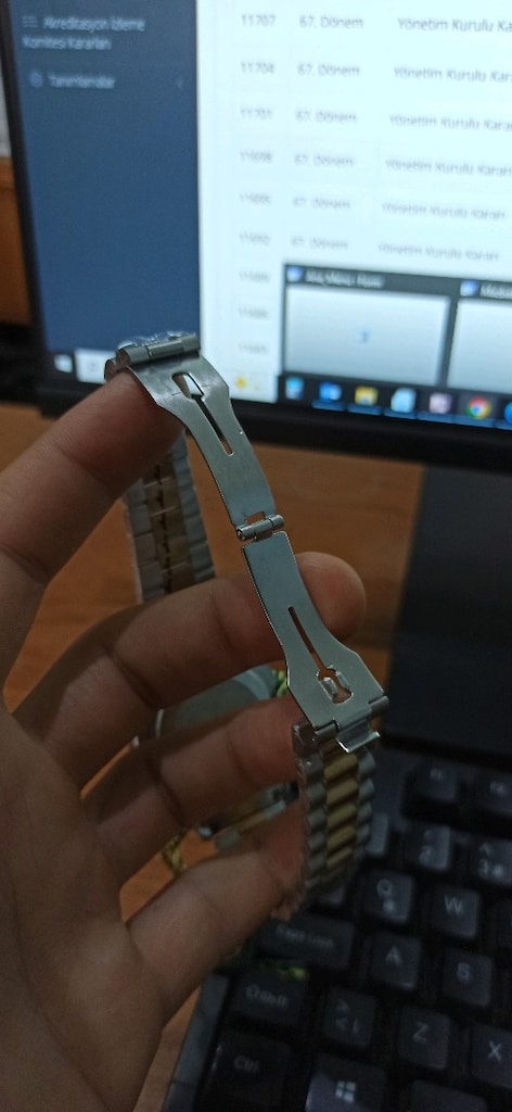 rolex gün ve tarih göstergeli çelik kol saati - 14