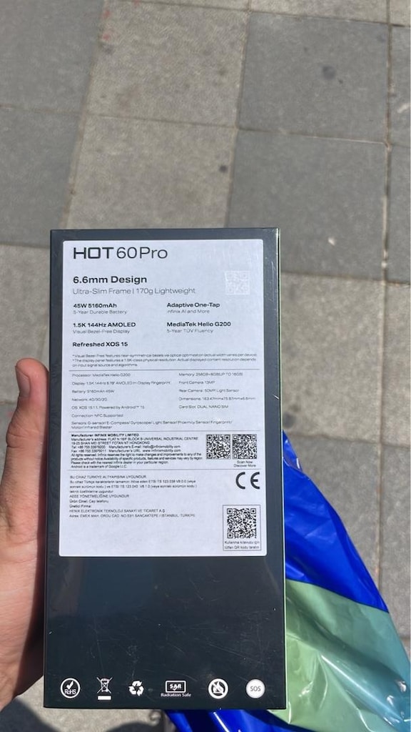 İNFİNİX HOT 60 PRO 256GB SIFIR KAPALI KUTU FATURALI - 2