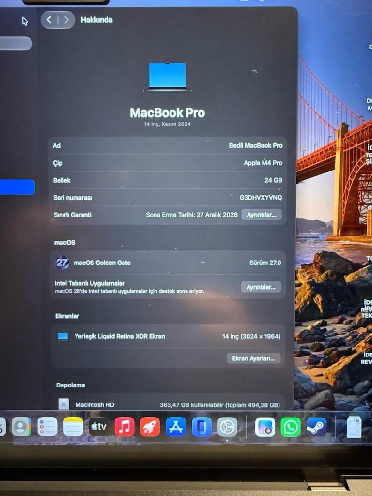 MacBook Pro M4 Pro Garantili/Faturalı - 10