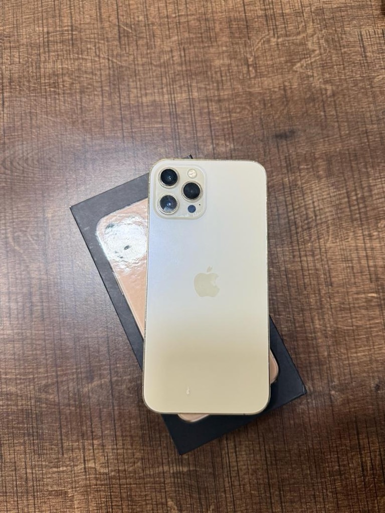 İPHONE 12 PRO MAX 128 GB GOLD YD PİL 100 EKRAN ORJİNAL - 5