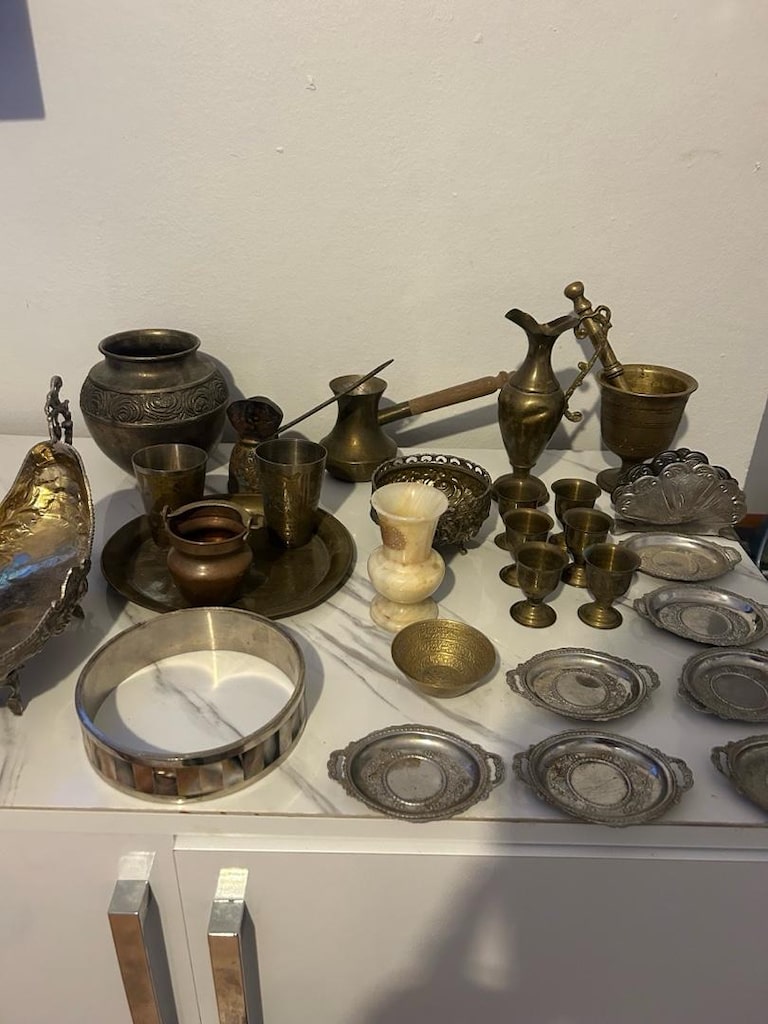 Antika bakır ev süsleri - 2