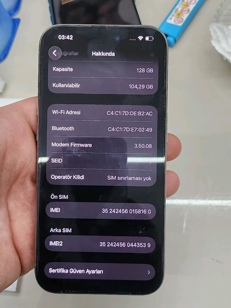 İPHONE 15 PRO 128 2027 9.AYA KADAR AKTİF - 7