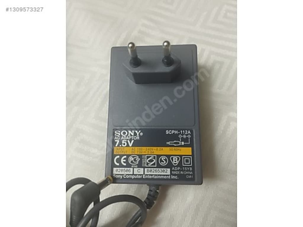SONY PSONE SLİM ORJİNAL ADAPTÖRLER SAĞLAM TEMİZ - 2