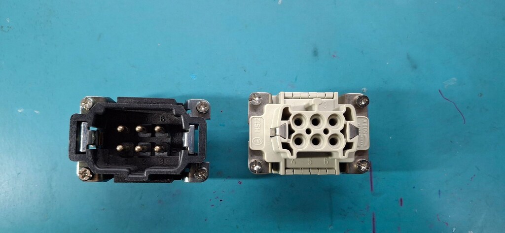 HARTING Han E6 Ağır Hizmet Konnektörü 6 Pinli Soket, Fiş. SOKETSET15 - 2