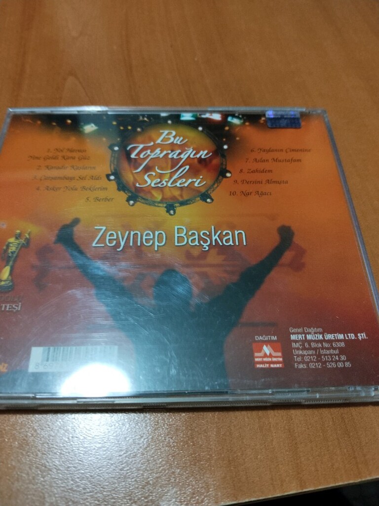 YENİ KUTUSUNDA TÜRK MÜZİĞİ ALBÜMÜ ( ZEYNEP BAŞKAN -BU TOPRAĞIN SESLERİ - 2