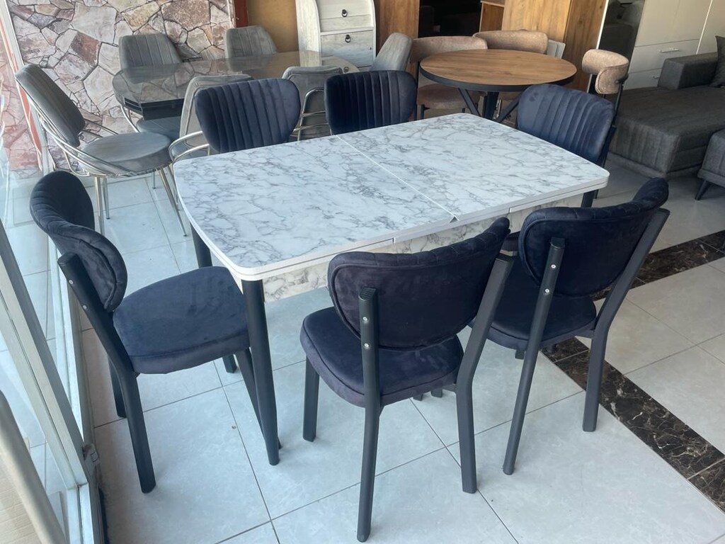 6 kişilik yemek masası takımı - 5
