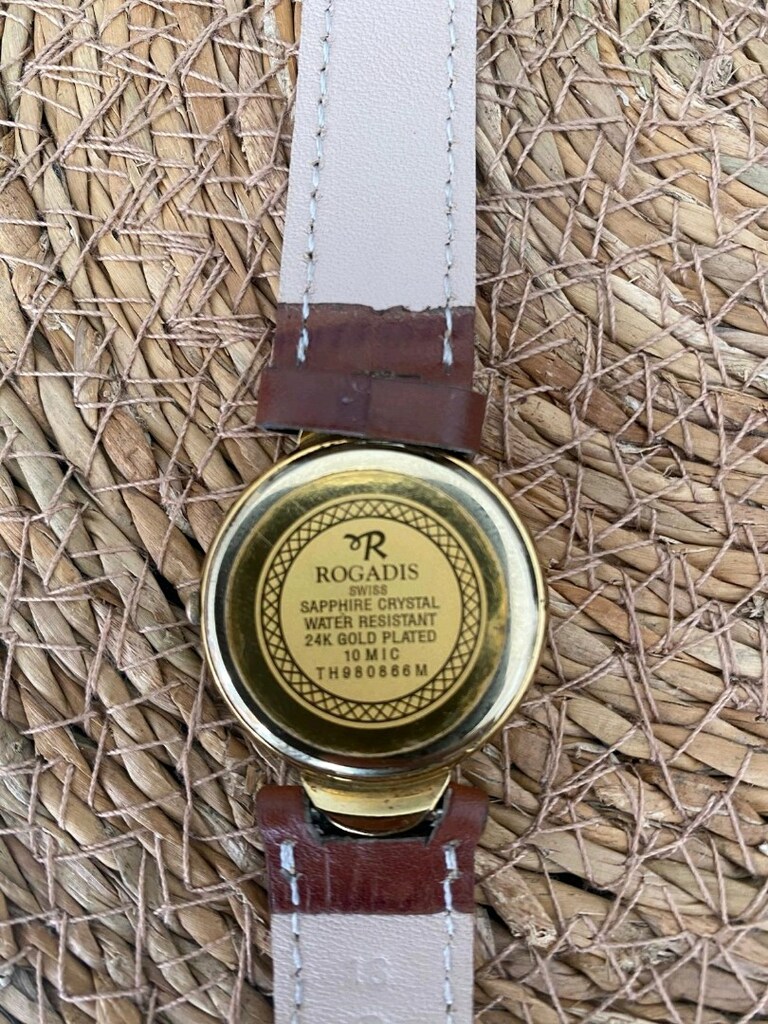BAYAN KOL SAATİ VİNTAGE 24K GOLD - 2