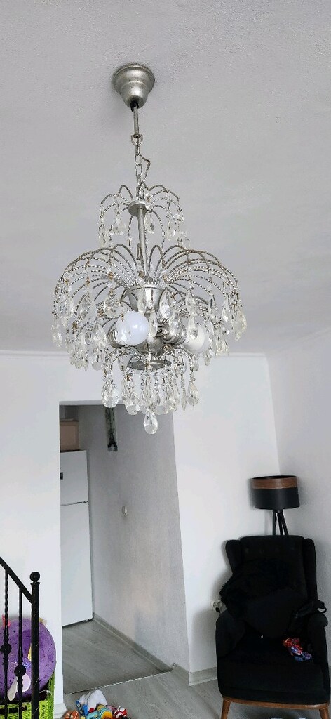 Salon Avize camlı kristal 2 adet - 4