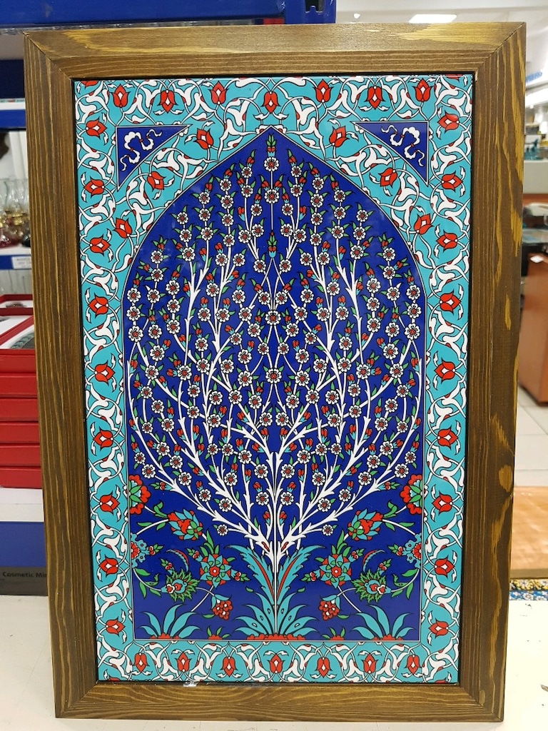 25x40 Seramik Ahsap Cerceveli Tablo - 8