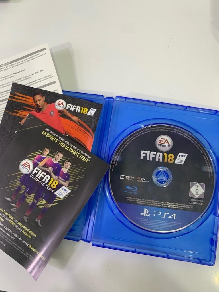 FIFA 18 Playstaiton 4 - 5 Orjinal Oyun Cd Bluray Kutu kitap temiz - 3