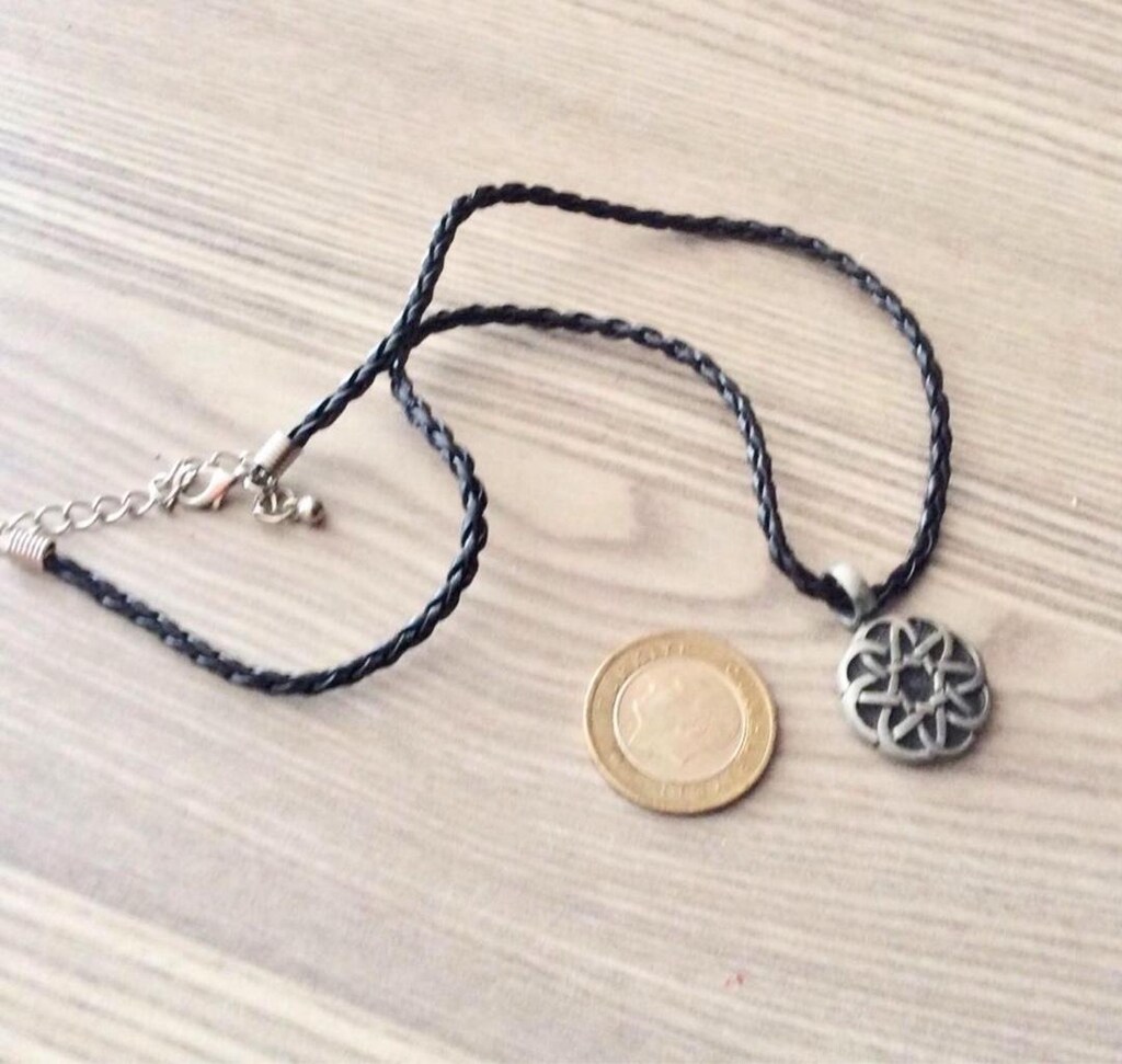 eskitme metal bohem kolye - 2