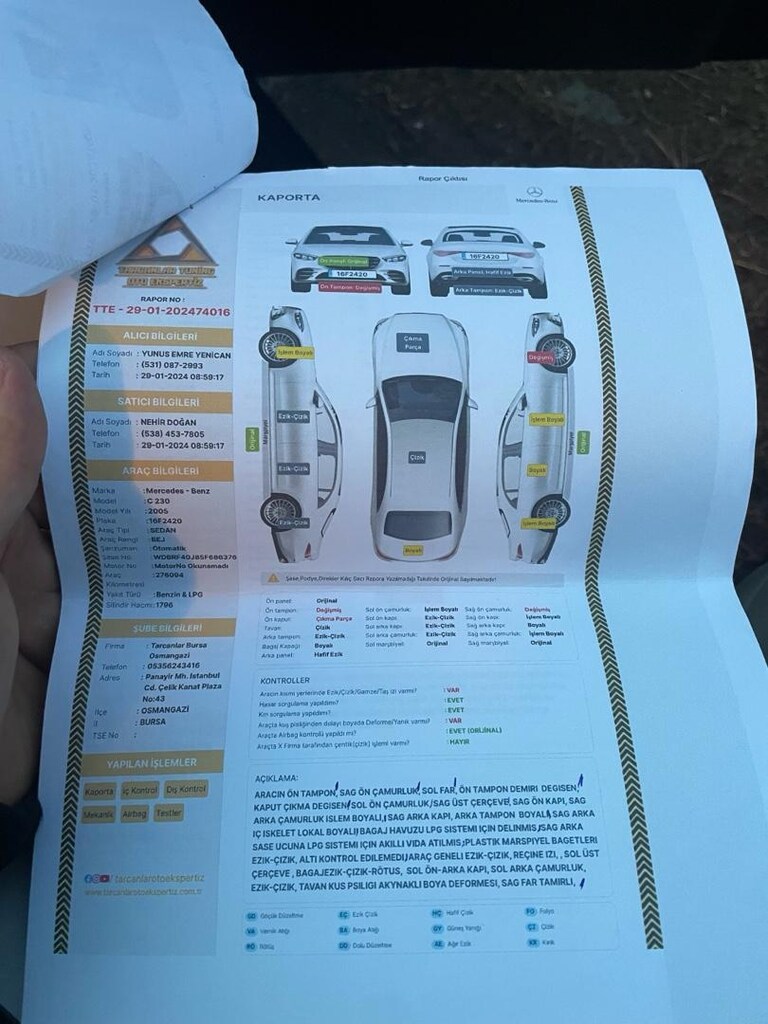 Bakımlı Mercedes W203 C230 kompressör - 10