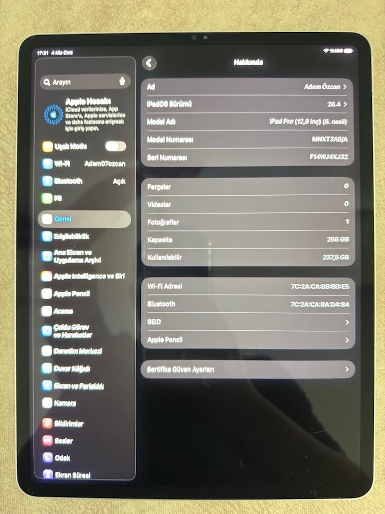 iPad Pro / M2 / 12.9 inç / 256 GB / Gümüş - 2
