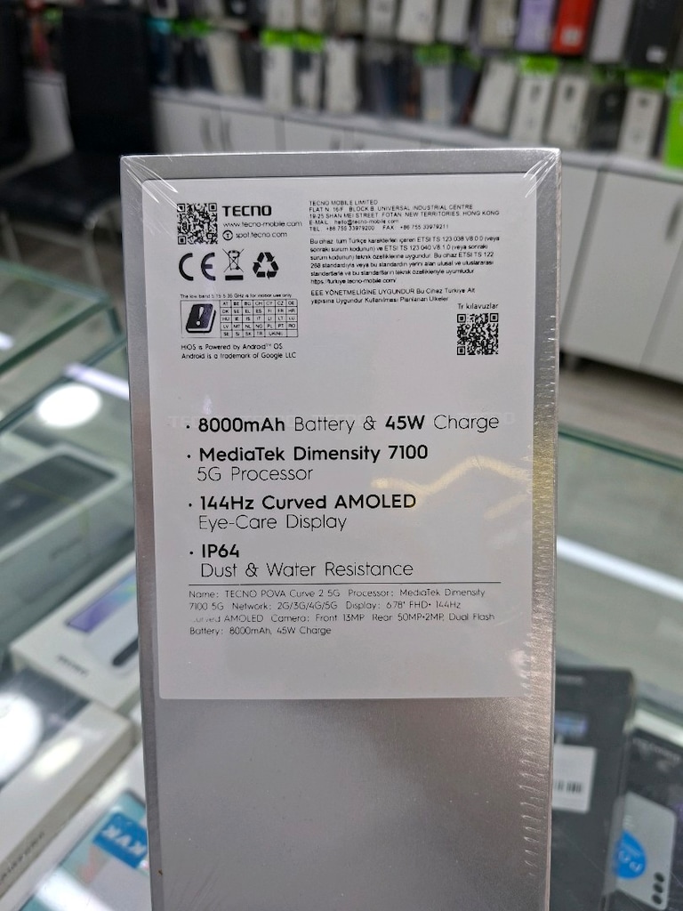 tecno pova cure 2 5g 8000mah batarya sıfır - 3