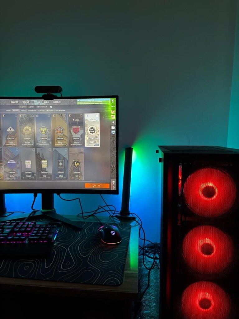 OYUNCU BİLGİSAYARI FULL SİSTEM RTX 4060 180Hz Monitör Oyuncu koltuğu - 2
