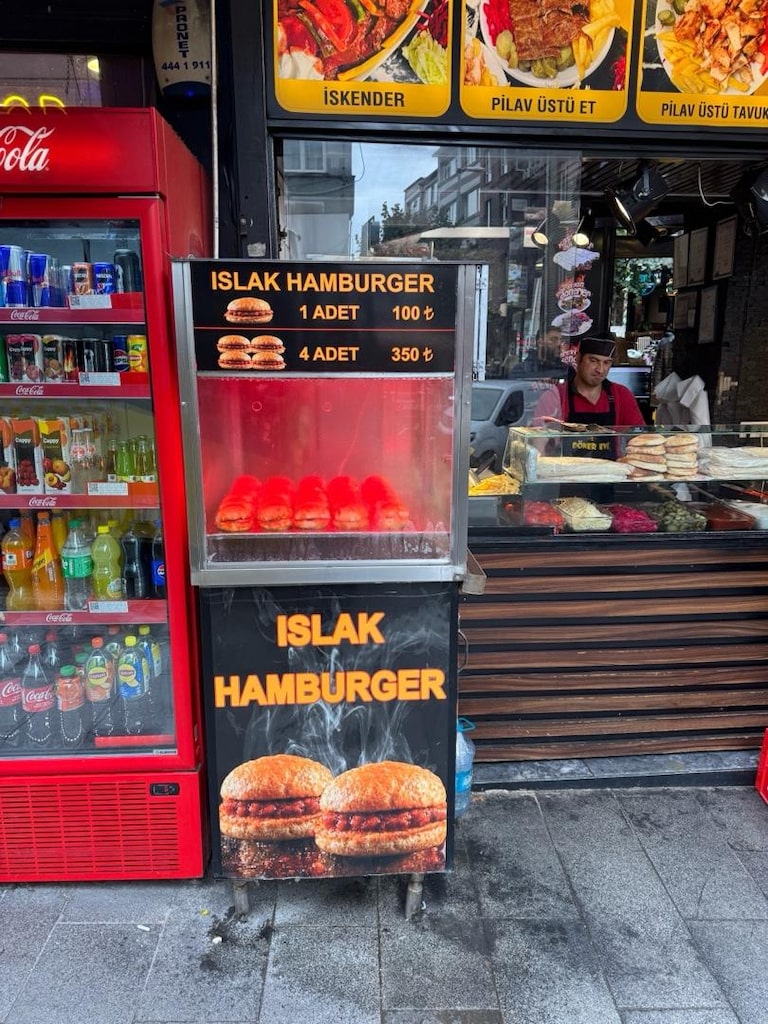 ıslak hamburger makinası. 2 aylık tertemiz özel yapım - 2