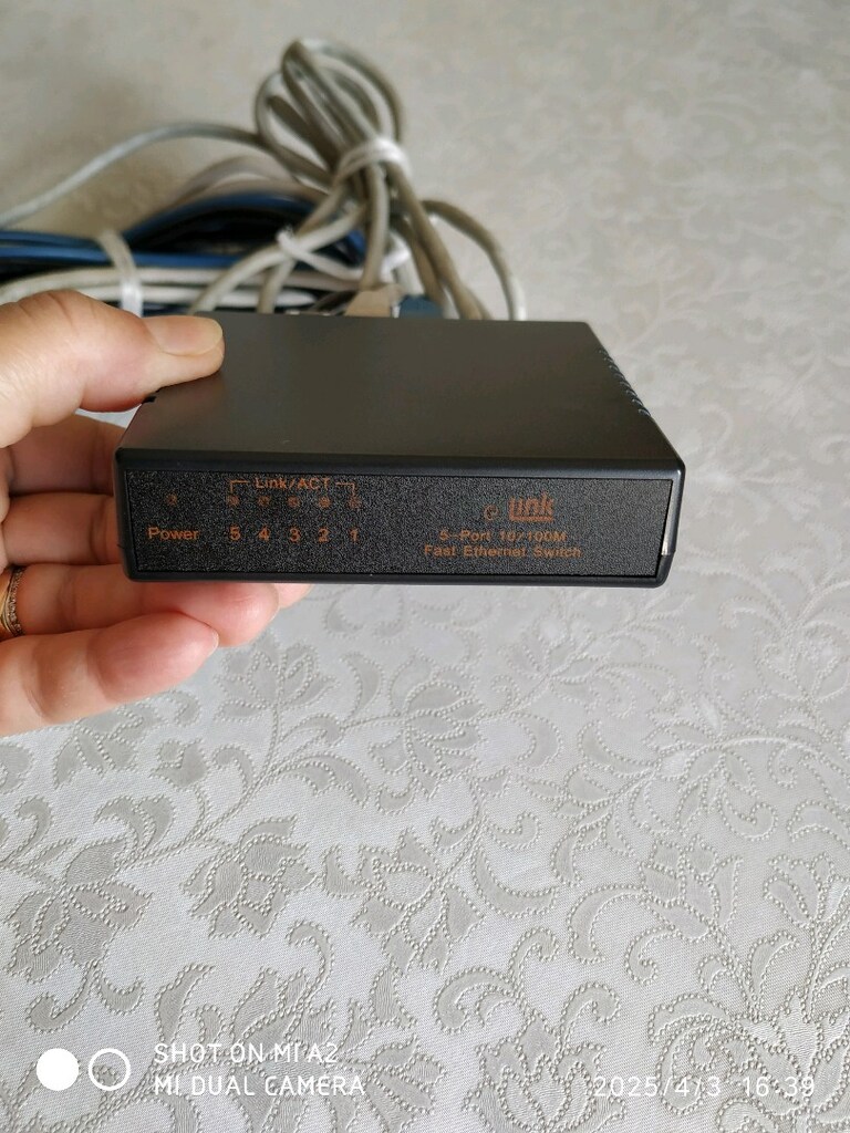 Freelink modem çoklayıcı 5 port Switch - 10